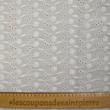 Johanna off-white English embroidery