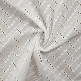Broderie anglaise Freya blanc cassé