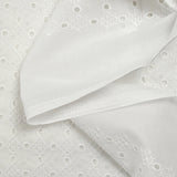 Broderie anglaise Lyra blanc cassé
