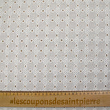 Broderie anglaise Lyra blanc cassé