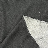 Molleton polycoton french terry gris