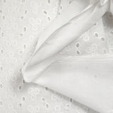 Broderie anglaise Zora blanc cassé