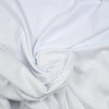 Jersey de coton blanc