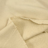 Molleton coton french terry beige