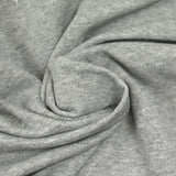 Molleton polycoton french terry gris clair