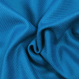 Twill de laine vierge bleu azur