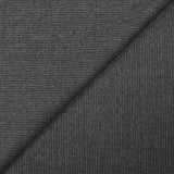 Tissu tailleur flanelle 100% laine Super 120's rayé fond anthracite