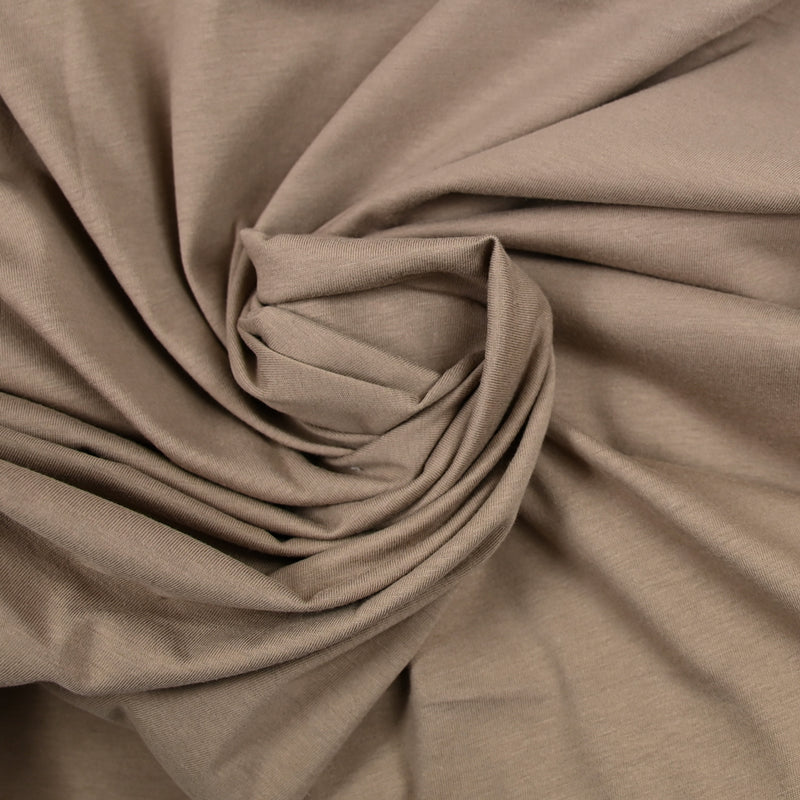 Jersey de coton café au lait