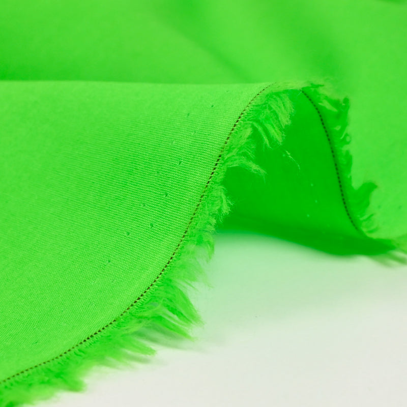 Wasabi green cotton poplin