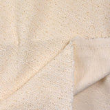 Maille viscose lurex doré fond écru