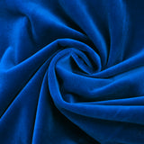 Velours de coton ras bleu roi