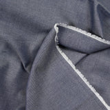 Chambray de coton bleu