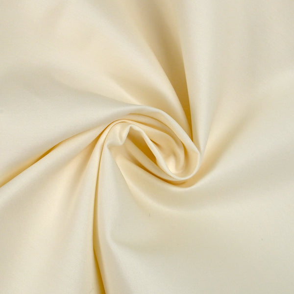 Coton uni Cynthia blanc cassé