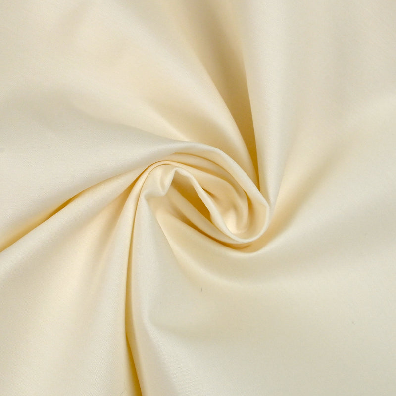 Coton uni Cynthia blanc cassé