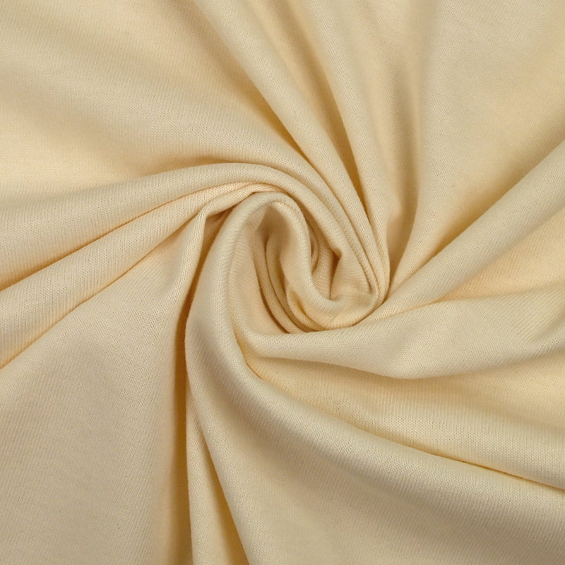 Jersey de coton ivoire