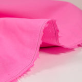 Popeline de coton rose barbie