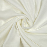 Jersey de coton flammé blanc craie