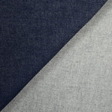 Jean's coton lourd Maude bleu brut