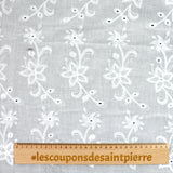 Broderie anglaise Léna blanc