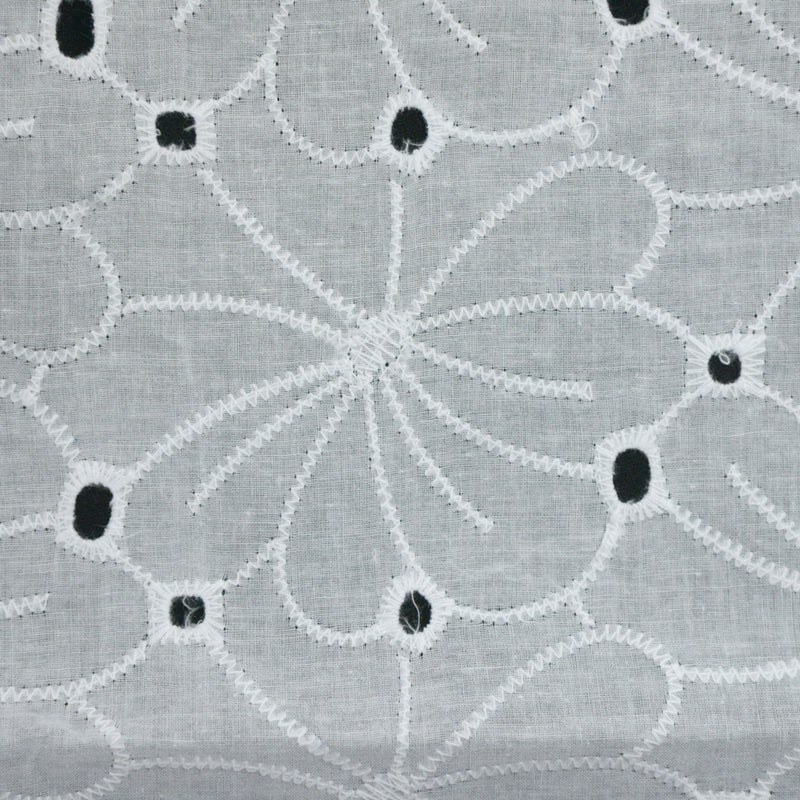 Broderie anglaise Isis blanc