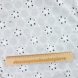 Broderie anglaise Anoukis blanc
