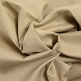 Lin et coton uni chevron sable