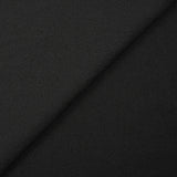 Gaze de polyester unie noir