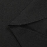 Gaze de polyester unie noir