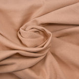 Molleton coton french terry beige rose