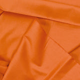 Popeline de coton orange foncé