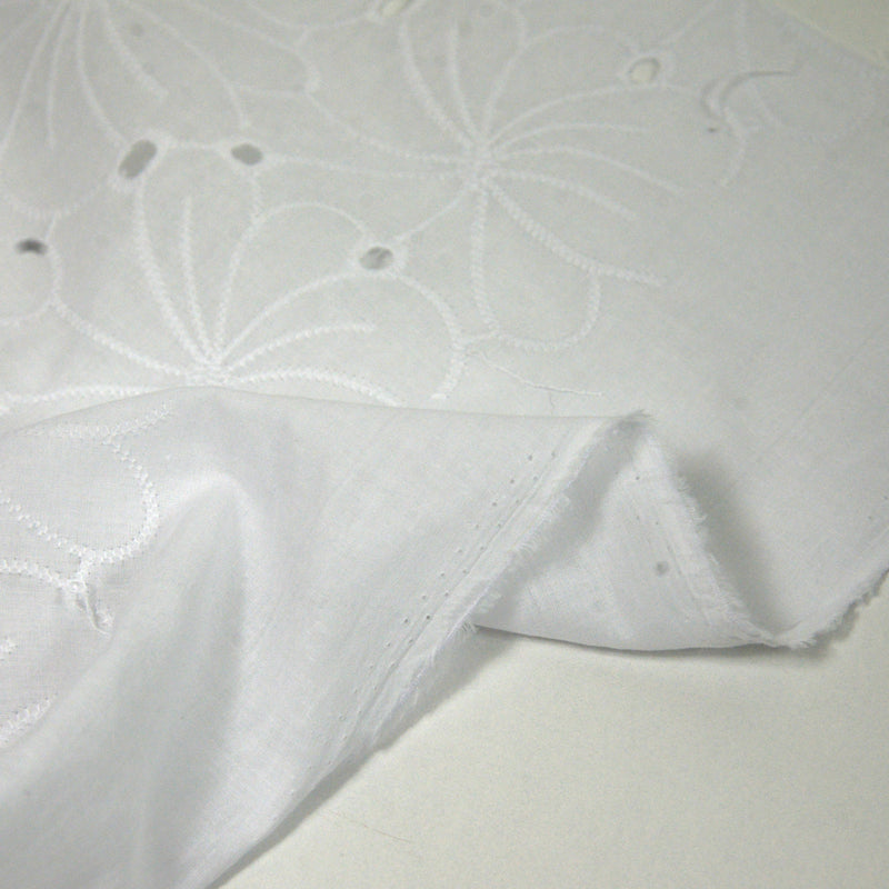 Broderie anglaise Isis blanc