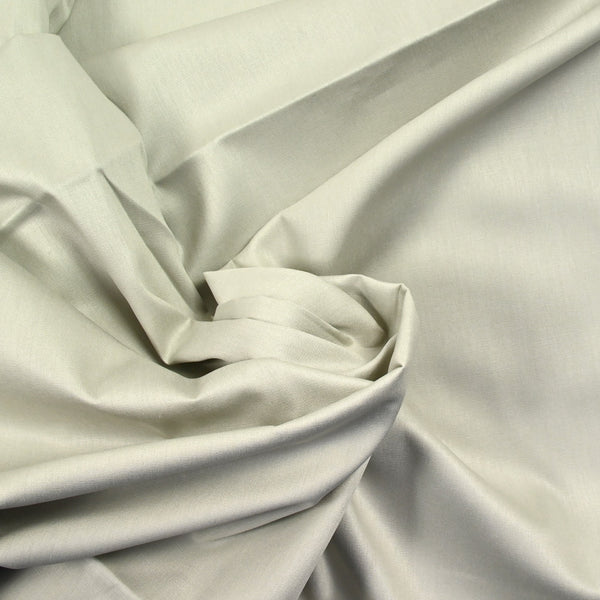 Popeline de coton gris
