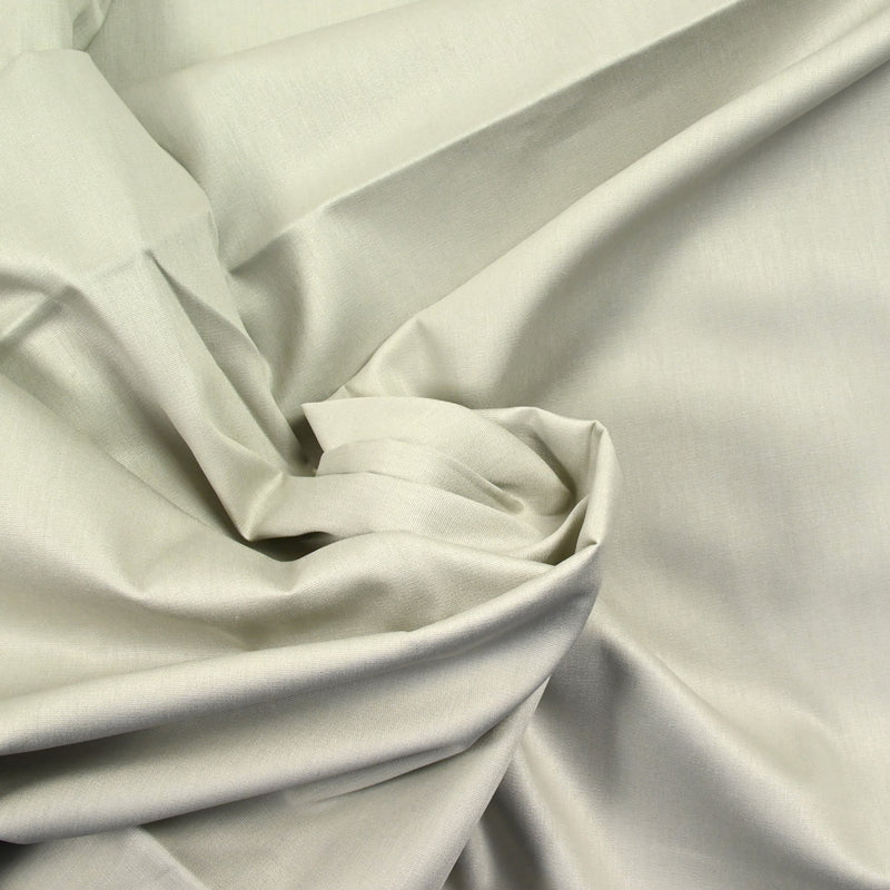 Popeline de coton gris