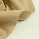 Lin et coton uni chevron sable