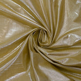 Polyester lamé blond doré