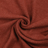 Rust red Ori brushed textured knit