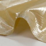 Polyester lamé blond doré