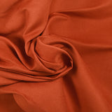 Suédine jersey orange brûlé