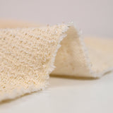 Maille viscose lurex doré fond écru