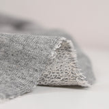 Molleton polycoton french terry gris clair