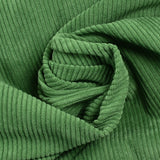 Velours polyester côtelé matcha