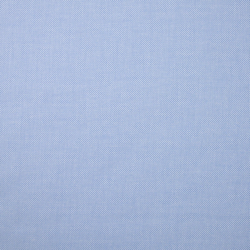 White and sky blue Oxford cotton
