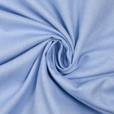 White and sky blue Oxford cotton