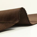 Popeline de coton marron