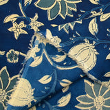 Indian cotton printed puducherry background