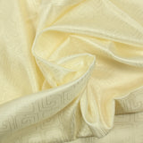 Twill fin de viscose logo ivoire