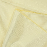 Twill fin de viscose logo ivoire