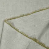 Chambray de coton kaki