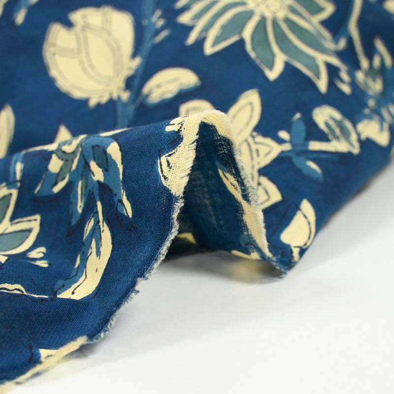 Indian cotton printed puducherry background
