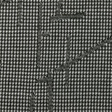 Maille Milano polyester Lurex pied-de-puce craquelé noir et blanc